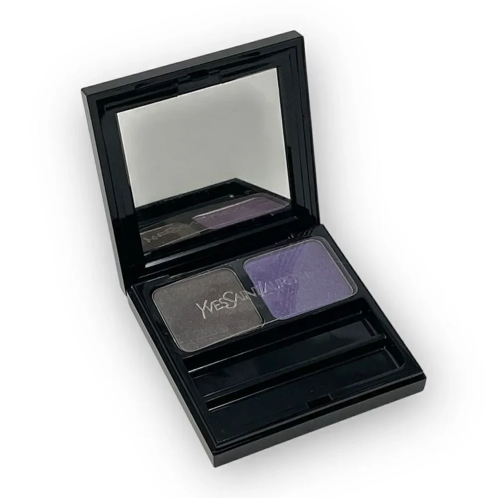 Yves Saint Laurent Ombres Vibration Duo Eye Shadow Duo 17 Purple Gray .12 oz New